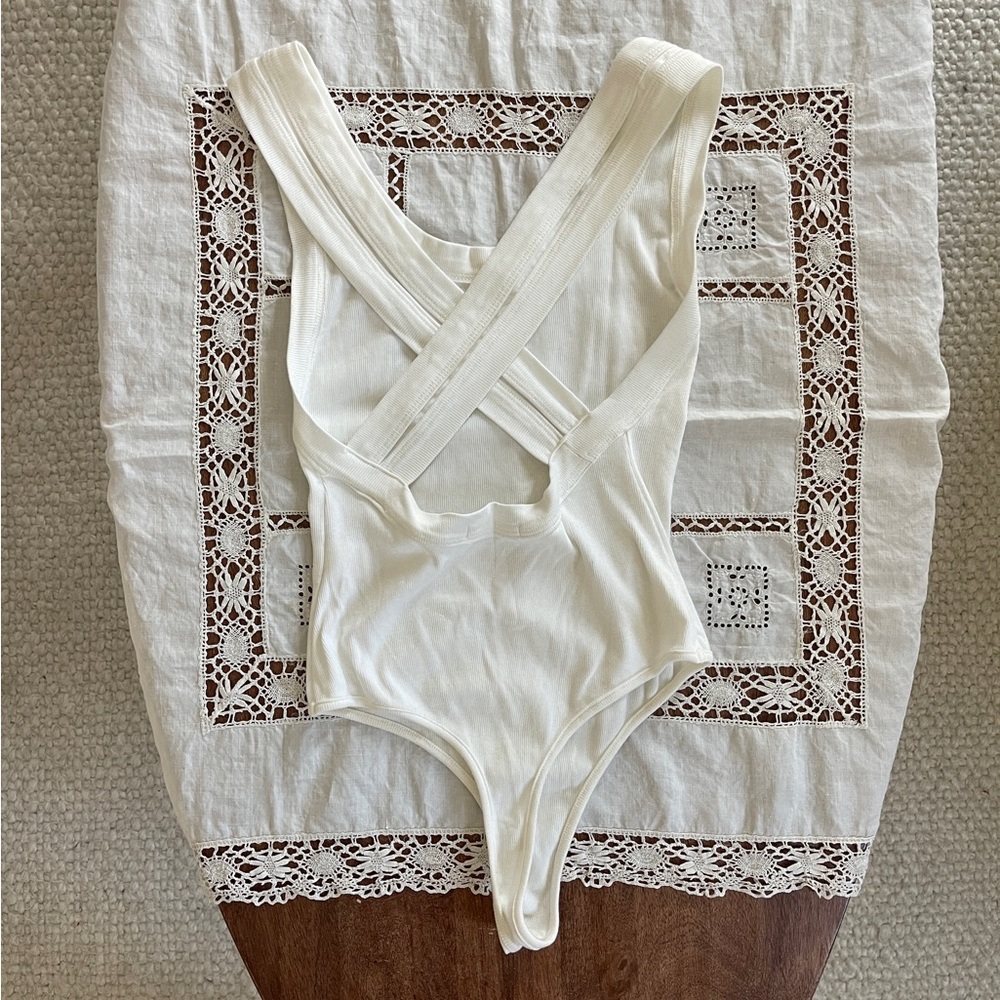 The Line by K cross back bodysuit